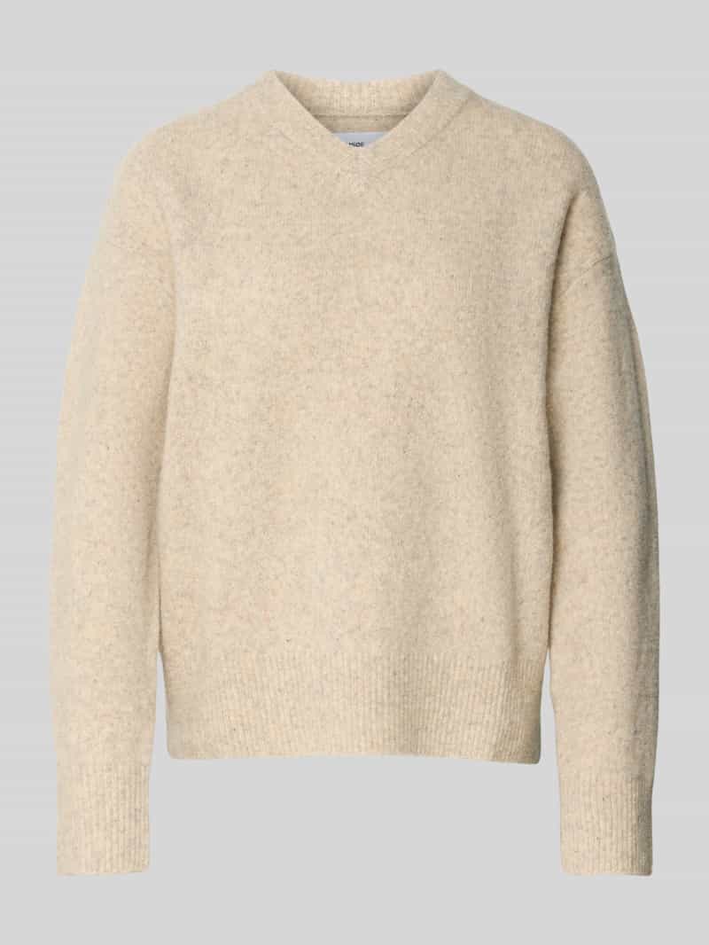 Samsøe Gebreide pullover met ribboorden model 'SAMELODY'
