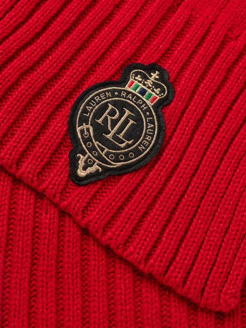 Lauren Ralph Lauren Sjaal met labeldetail