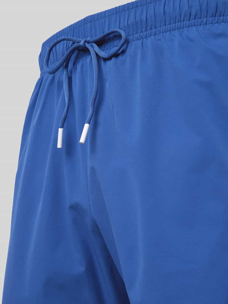 Boss Relaxed fit zwembroek met labelprint model 'Iconic'