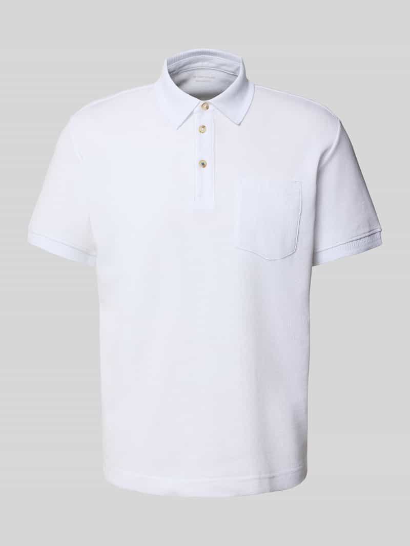 Tom Tailor Regular fit poloshirt van katoenmix
