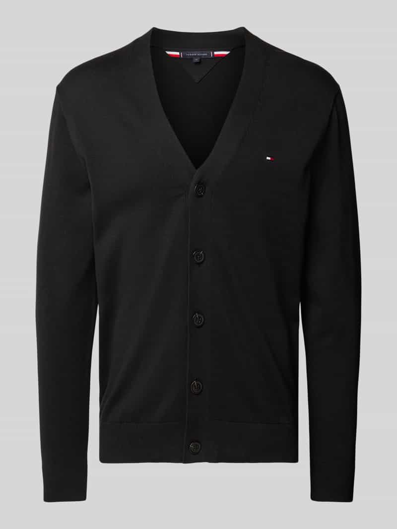 Tommy Hilfiger Gebreid vest met labelstitching