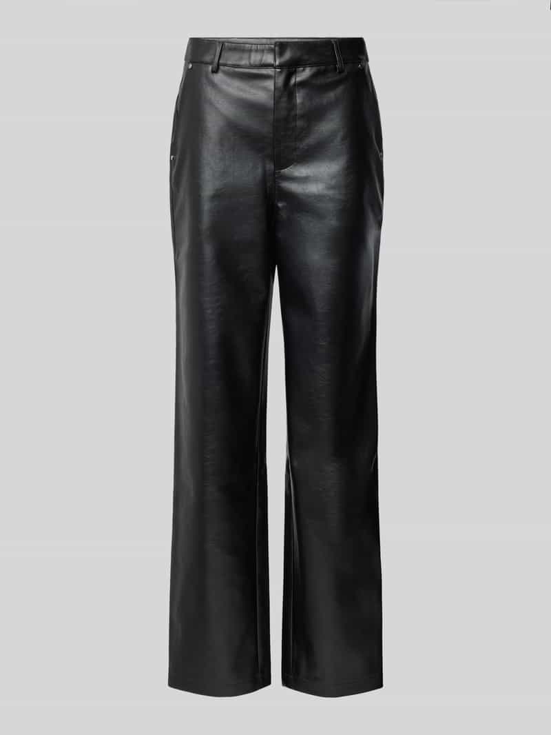 LeGer by Lena Gercke Stoffen broek in leerlook model 'Insa' LeGer Studio-collectie