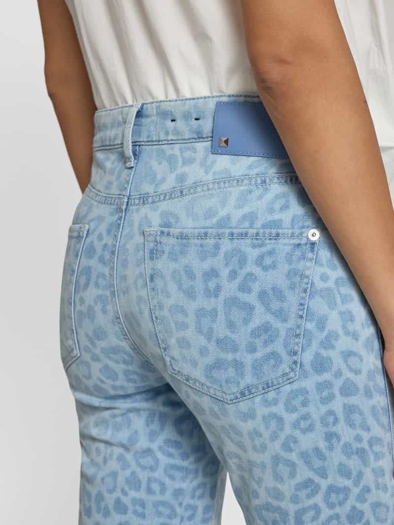 CAMBIO Flared cut jeans in verkorte pasvorm model 'FRANCESCA'