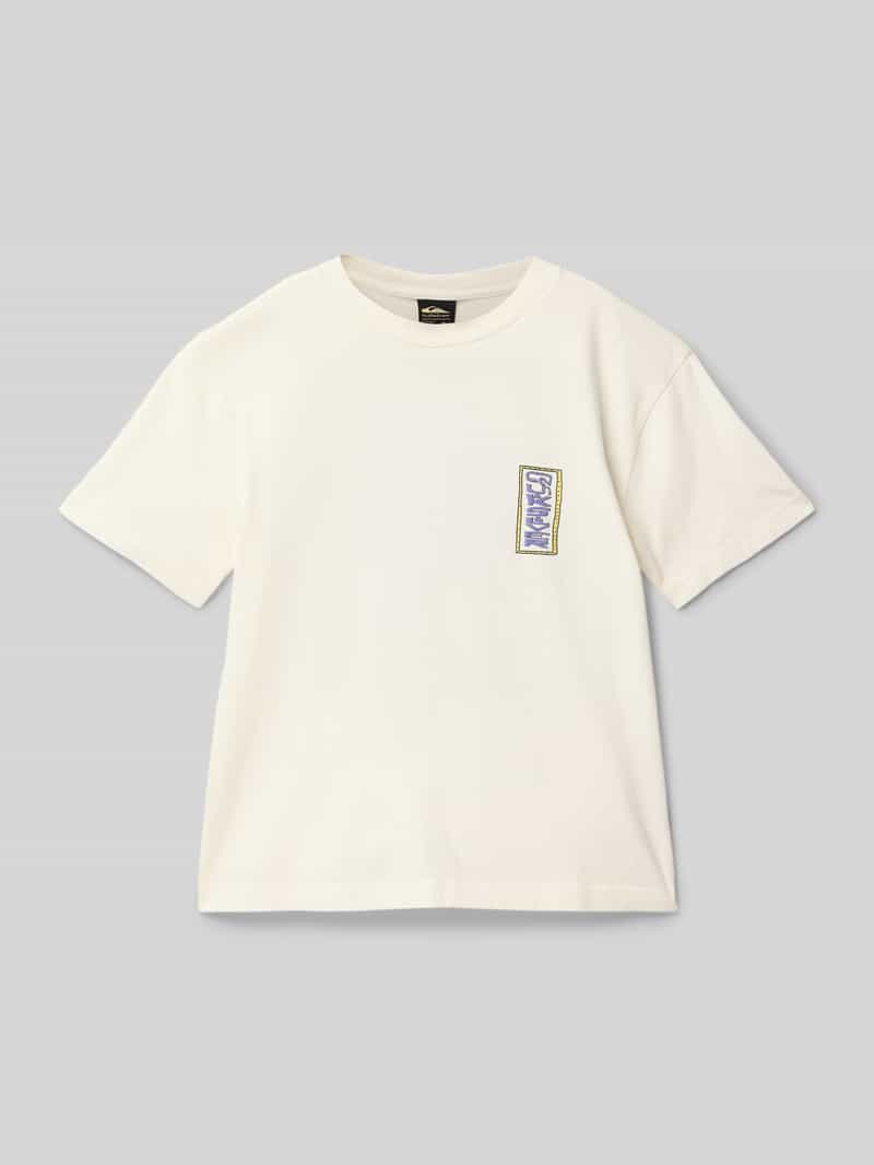 Quiksilver T-shirt met labelprint