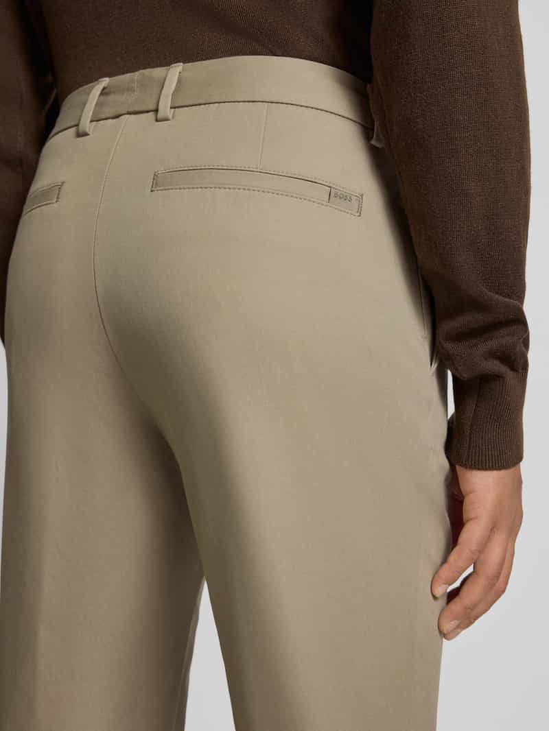 Boss Slim fit pantalon van katoenmix model 'KANTON'