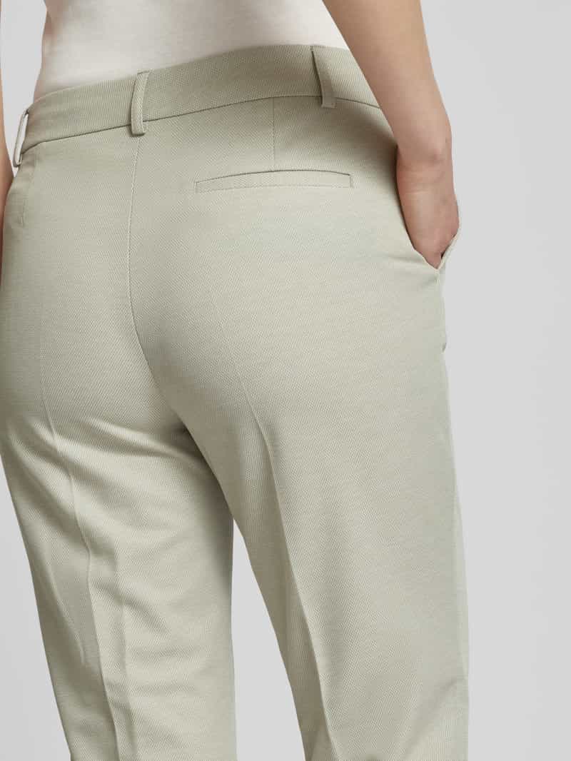 Christian Berg Woman Selection Regular fit stoffen broek met persplooien