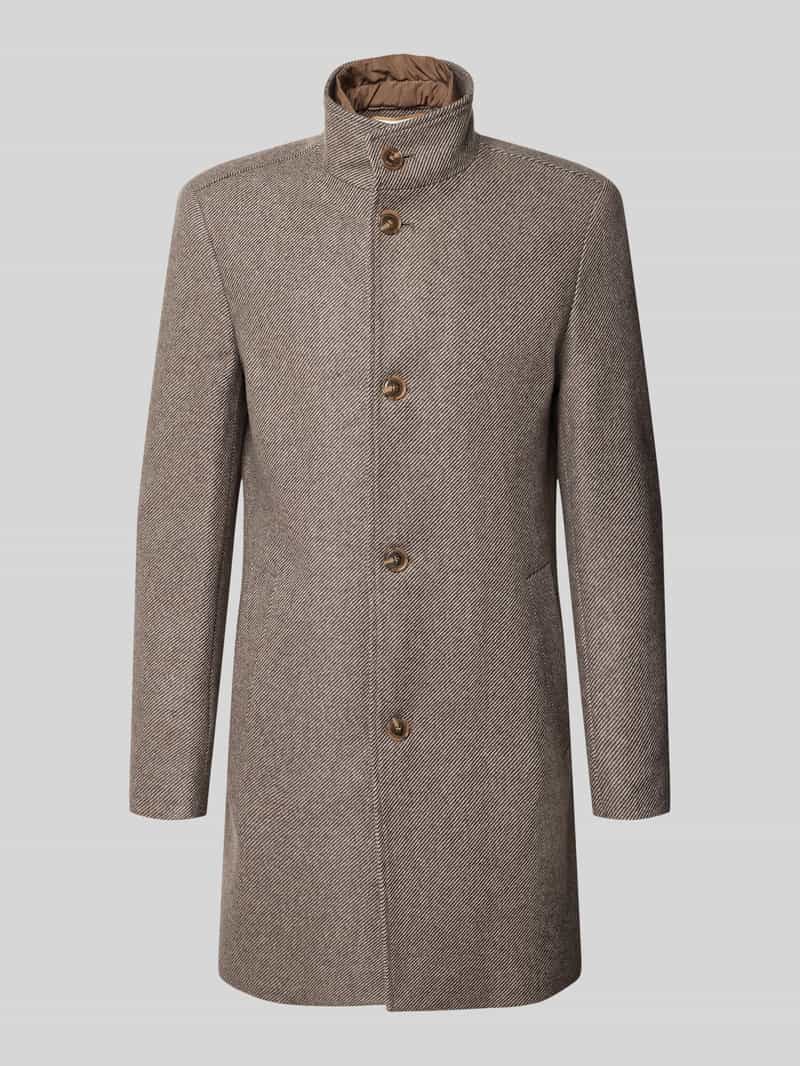 Boss Regular fit lange jas van wolmix model 'H-HYDE'