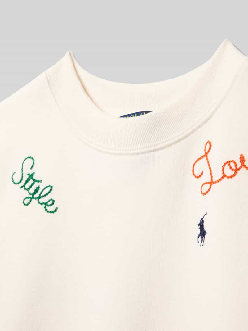 Polo Ralph Lauren Teens Sweatshirt met ronde hals