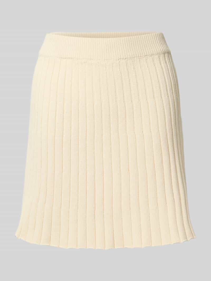 Pieces Gebreide minirok van katoenmix model 'JOYLYNN'
