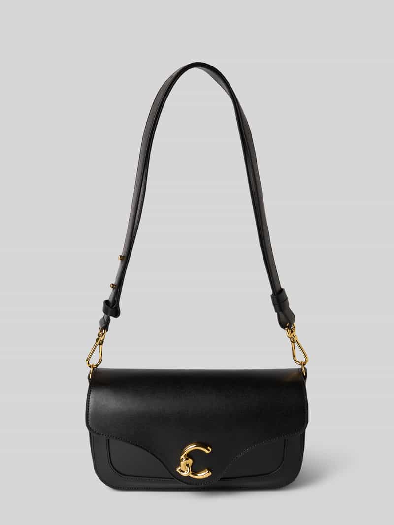 Coccinelle Handtas met labeldetail