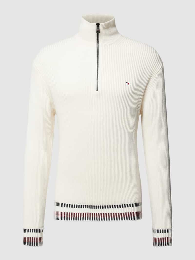 Tommy Hilfiger Gebreide pullover met contrastgarnering