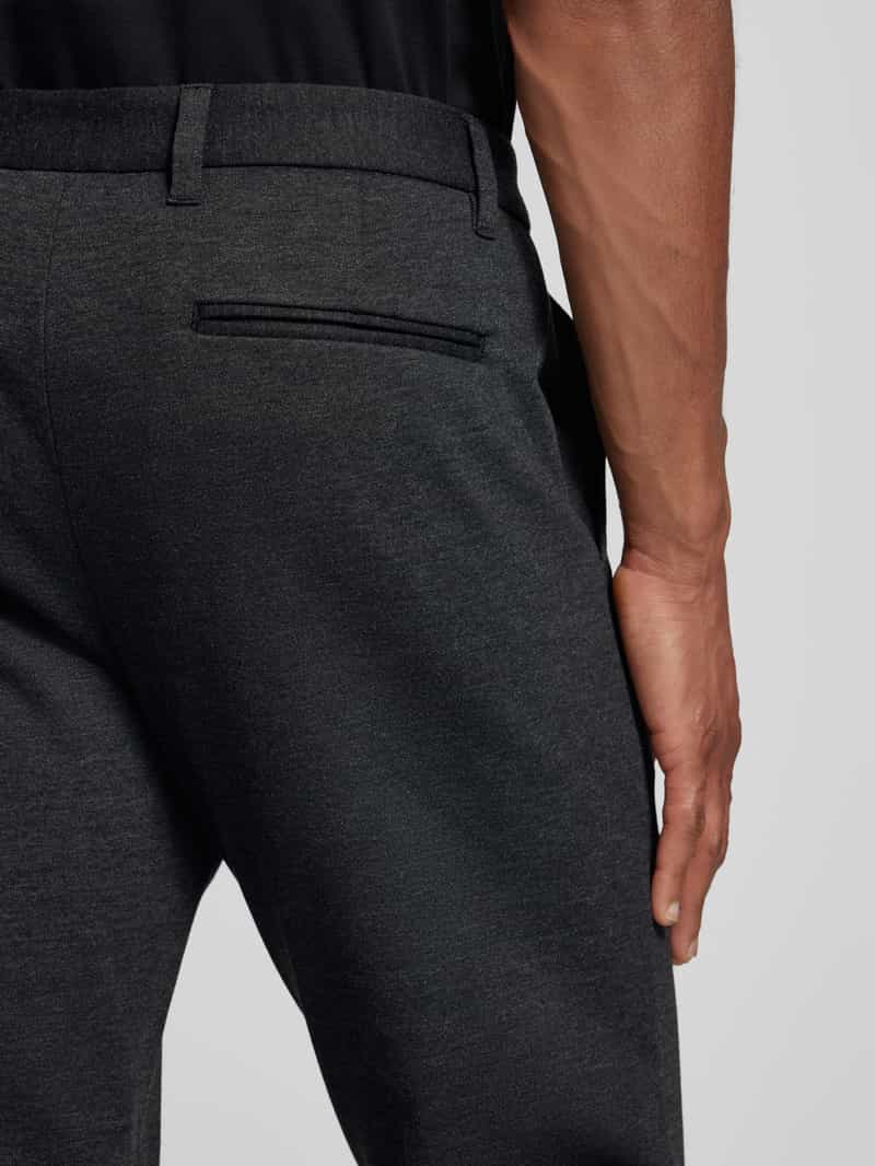lindbergh Slim fit stoffen broek met verkort model