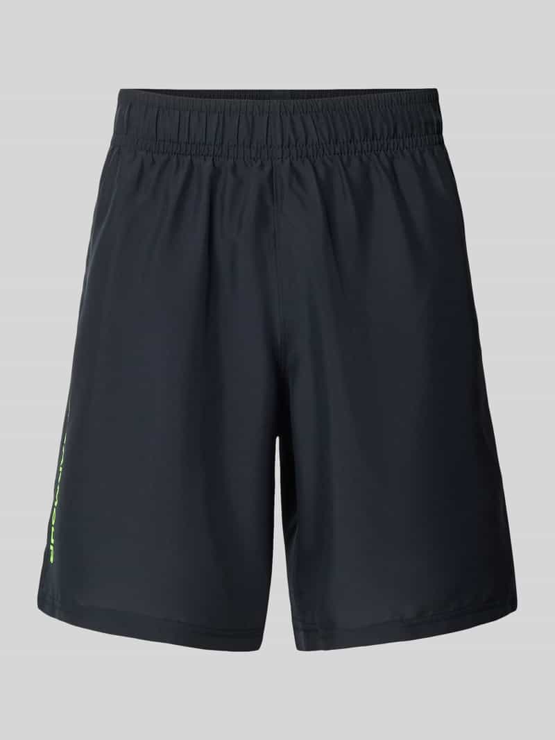 Under Armour Korte regular fit broek met elastische band model 'Tech'