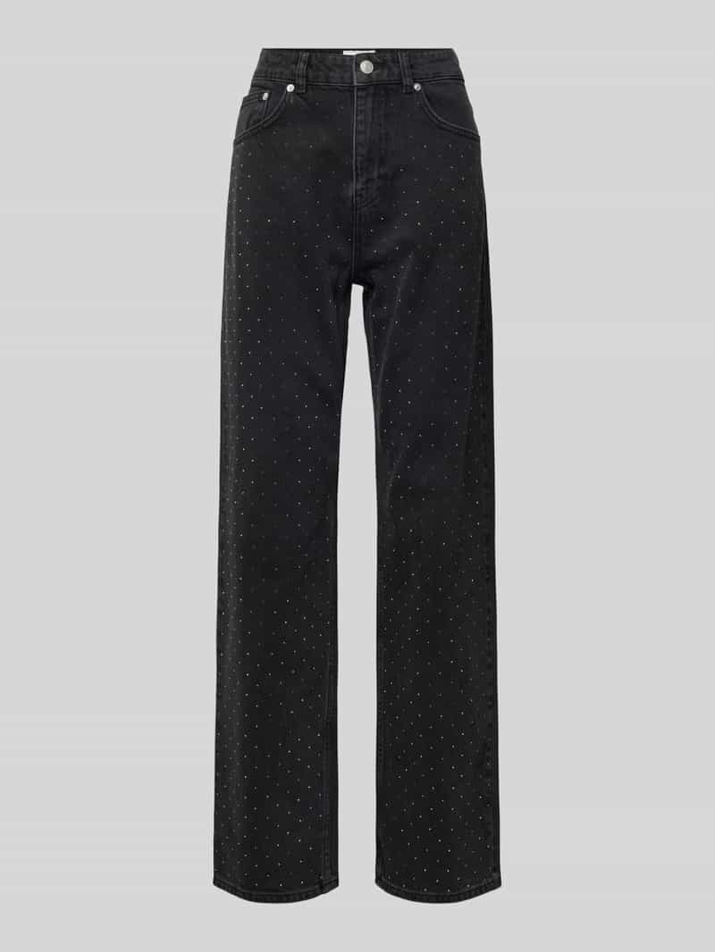 NEO NOIR Straight leg jeans in 5-pocketmodel model 'Simona'