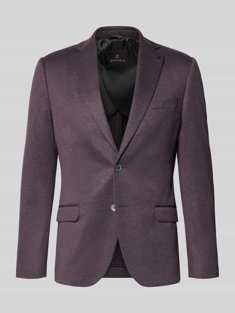 Zuitable Slim fit colbert met borstzak model 'Nick'
