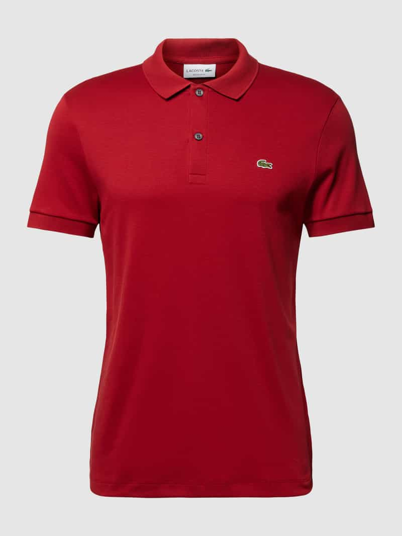 Lacoste Regular fit poloshirt in effen design