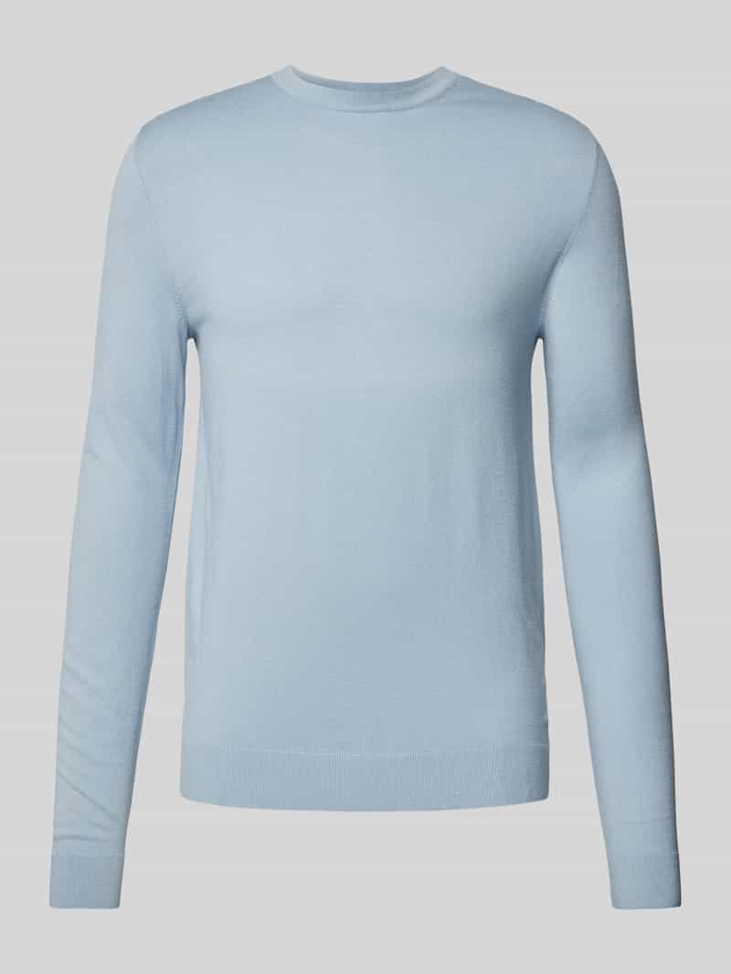 HUGO Gebreide pullover met ronde hals model 'Cody'