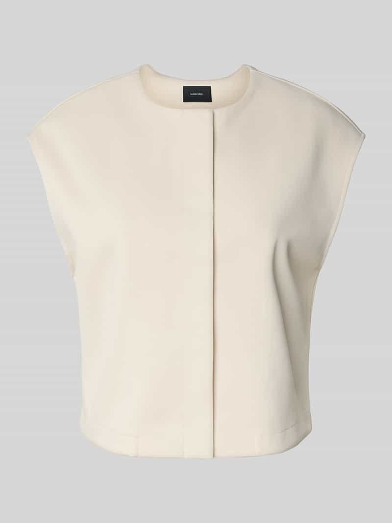 someday Wide fit gilet met ronde hals model 'Umandy'