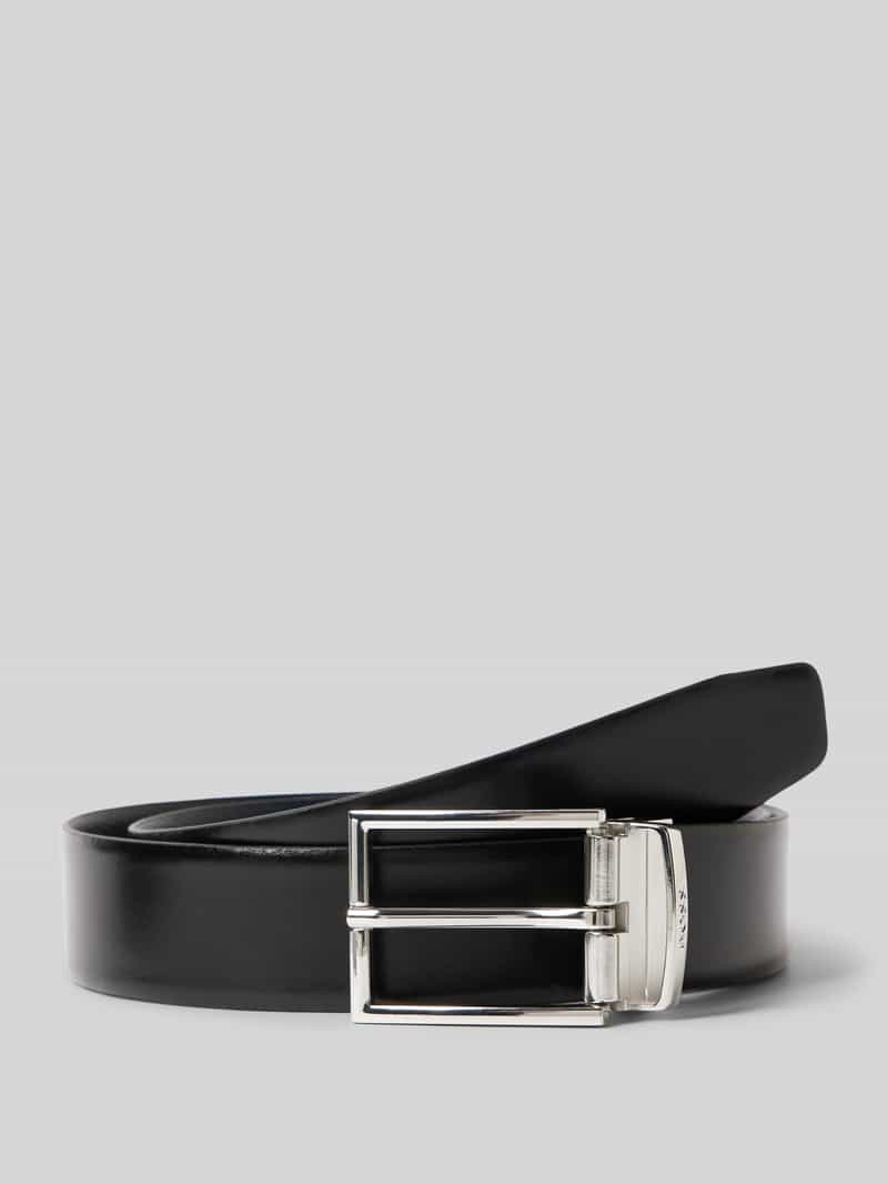 Boss Leren riem met doornsluiting model 'Otano'
