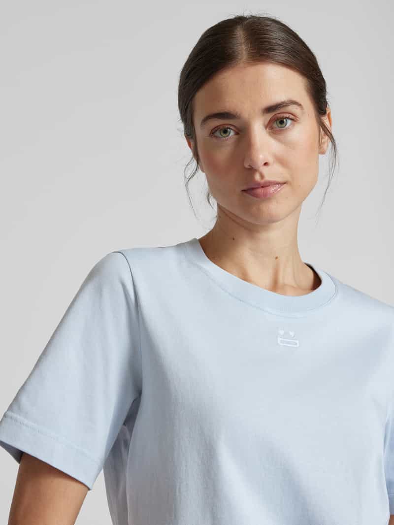 drykorn T-shirt met labelstitching