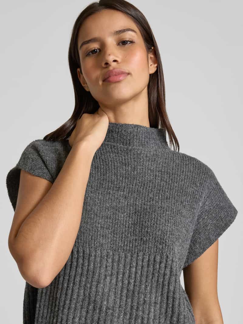 Soyaconcept Gebreid shirt met opstaande kraag model 'VIRGINIA'