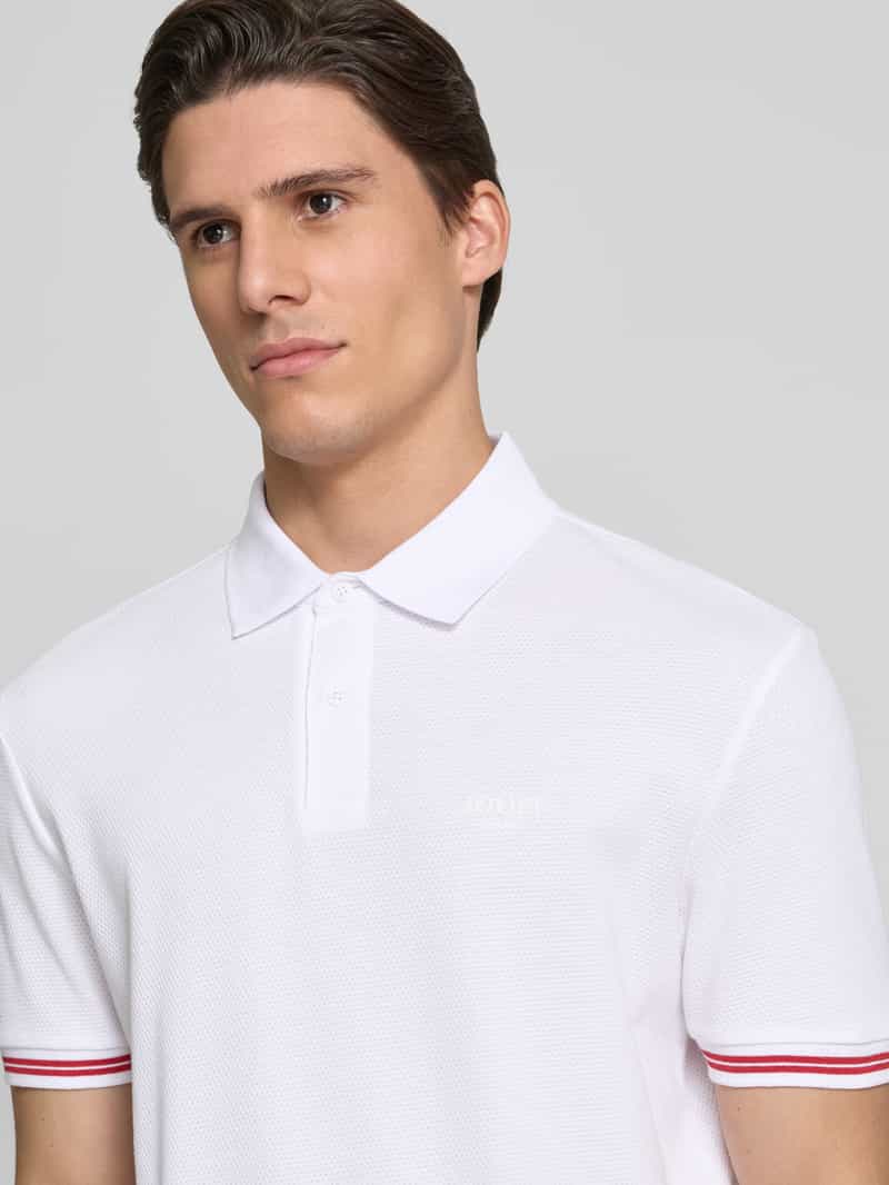 JOOP! JEANS Poloshirt met labelprint model 'Amare'