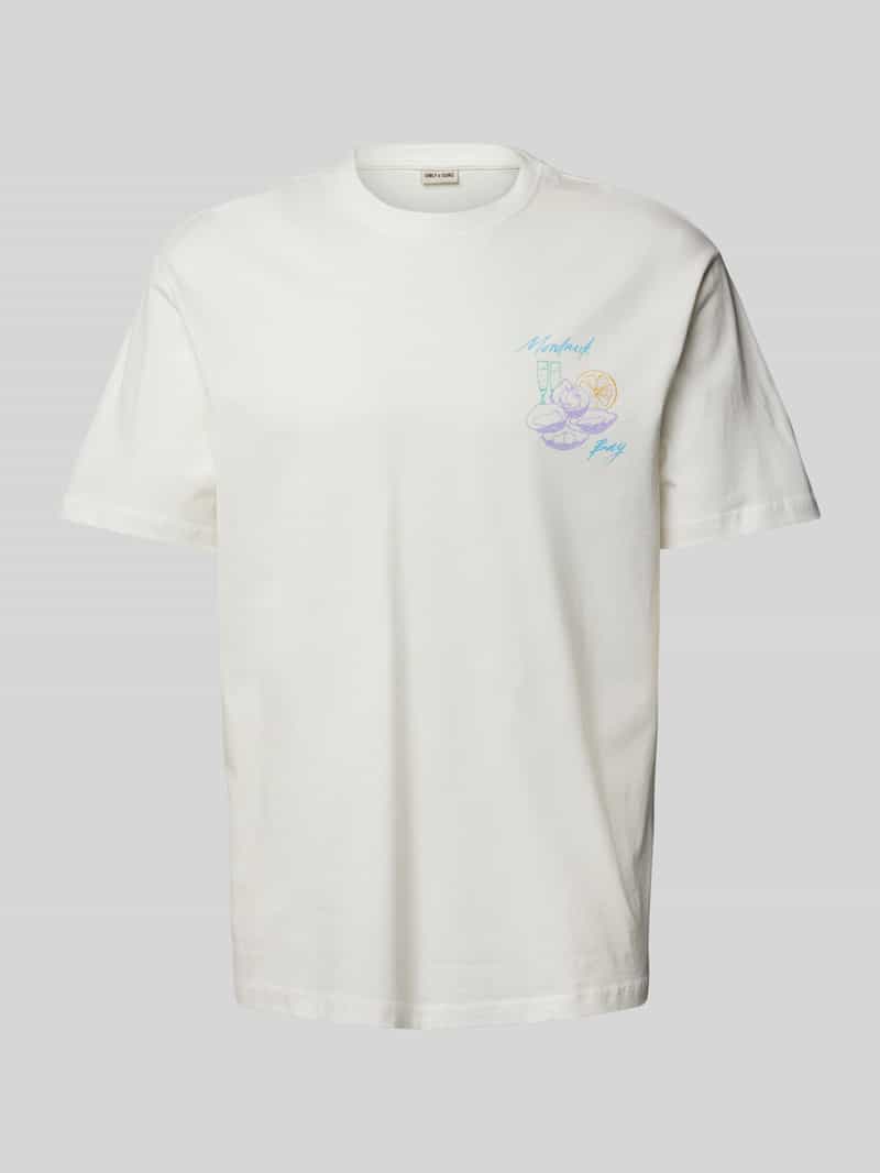 Only & Sons Oversized T-shirt met labelprint