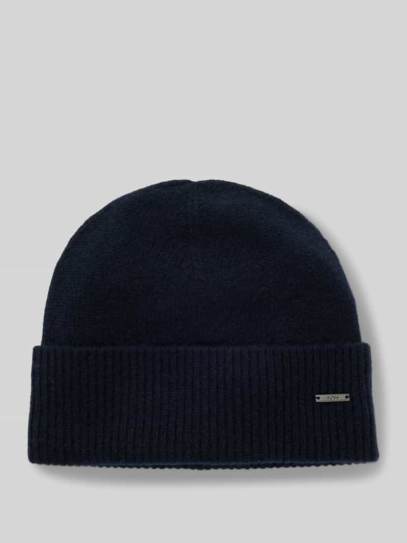 Boss Muts van puur kasjmier model 'HONESTO'