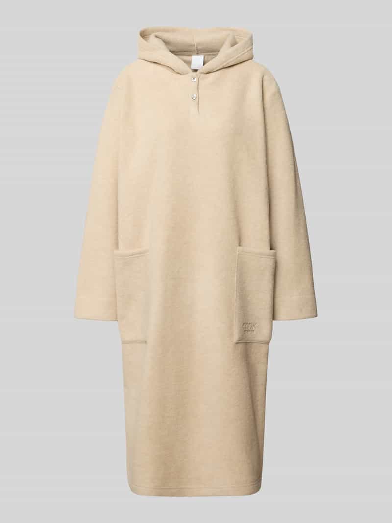 CCDK Copenhagen Relaxed fit badjas met logostitching model 'Lisbeth'