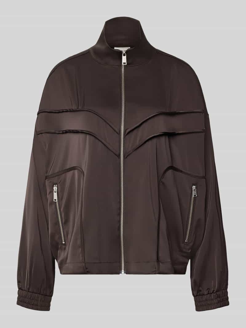 Gestuz relaxed fit jack met opstaande kraag model 'Darzi'