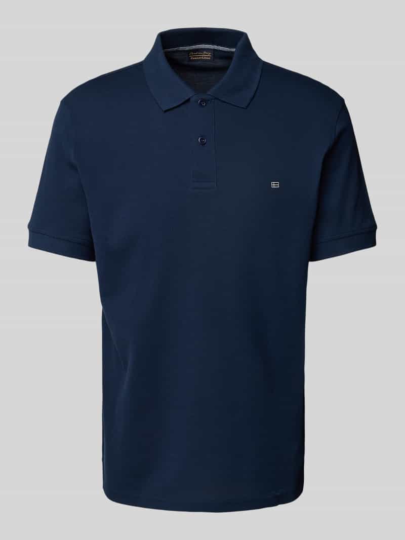 Christian Berg Men Poloshirt met logostitching