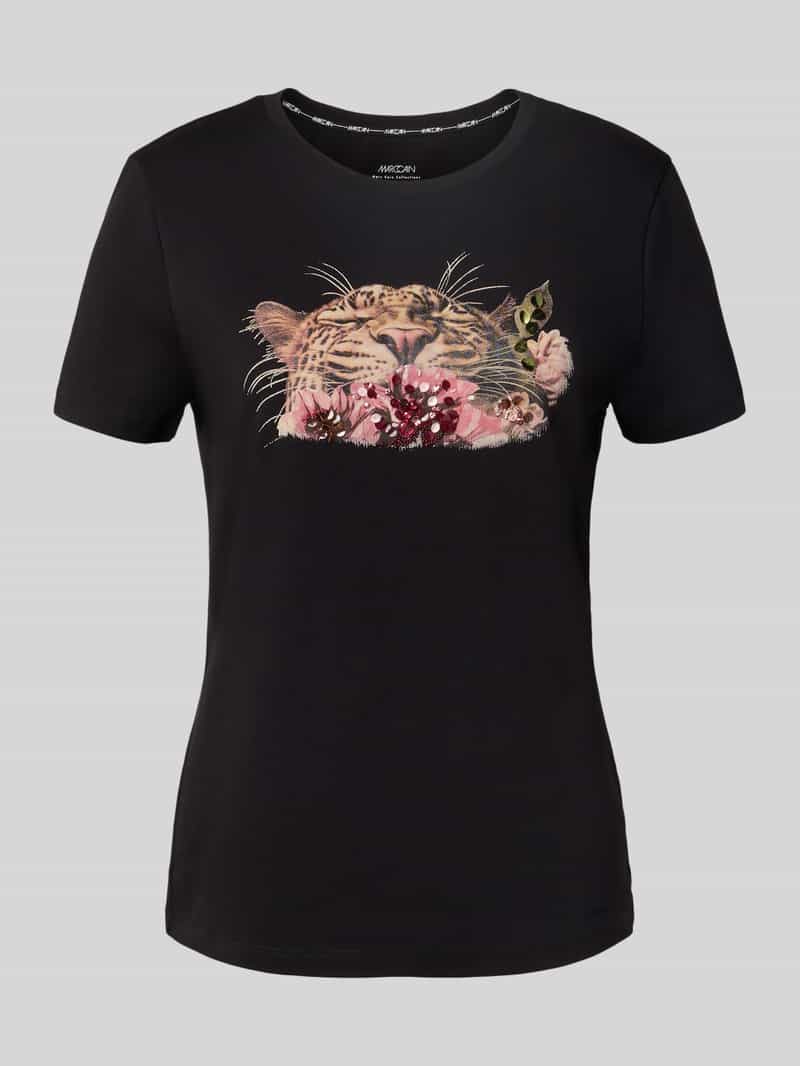 Marc Cain T-shirt met motiefprint