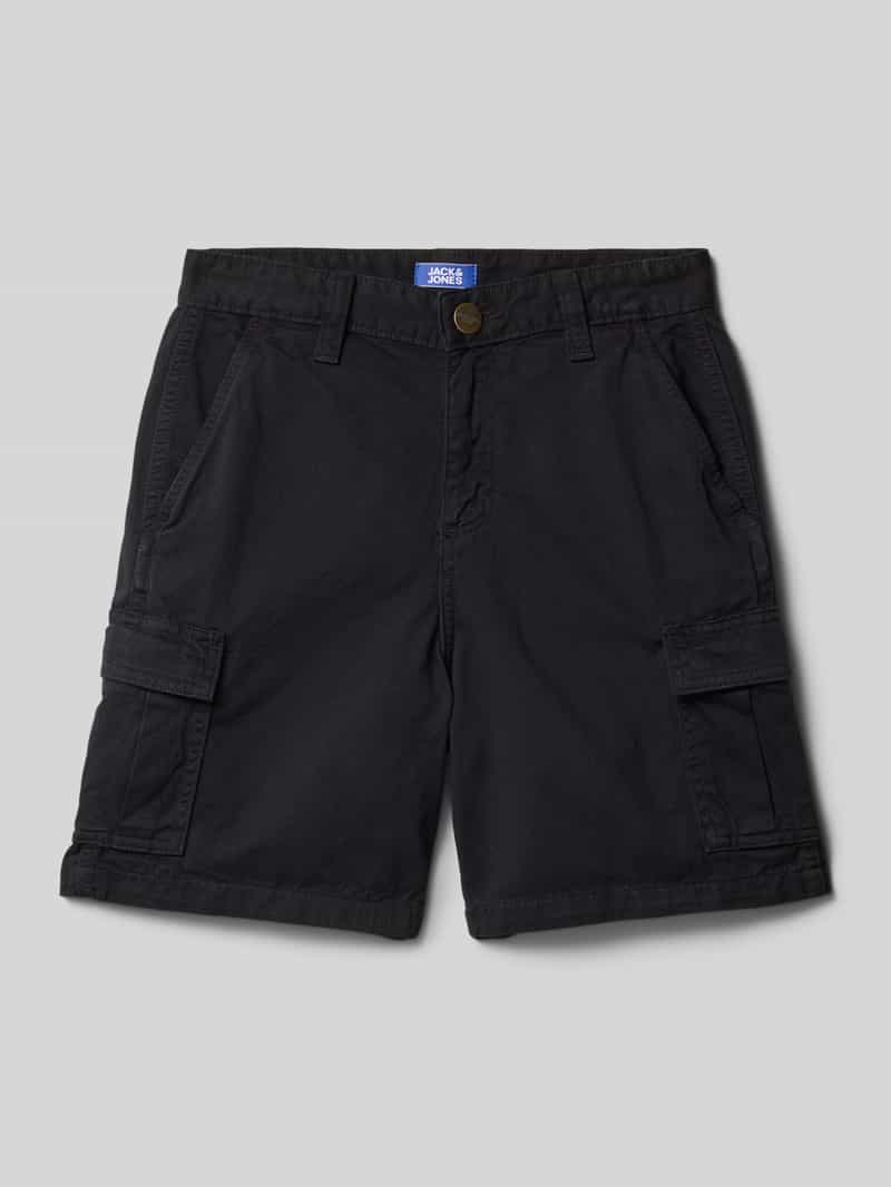 jack & jones Regular fit korte cargobroek met steekzakken model 'KARL'