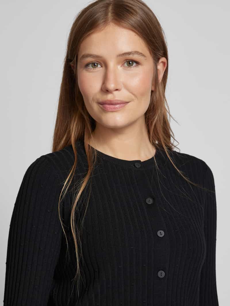 Zero Gebreide cardigan met structuurmotief