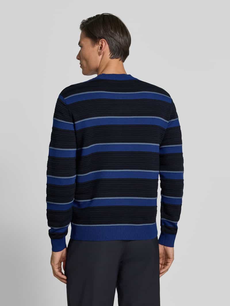 Armani Exchange Gebreide pullover met structuurpatroon