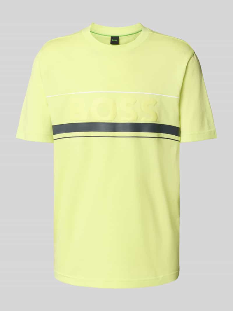 BOSS Green Regular fit T-shirt van puur katoen model 'ICONIC ZONE'
