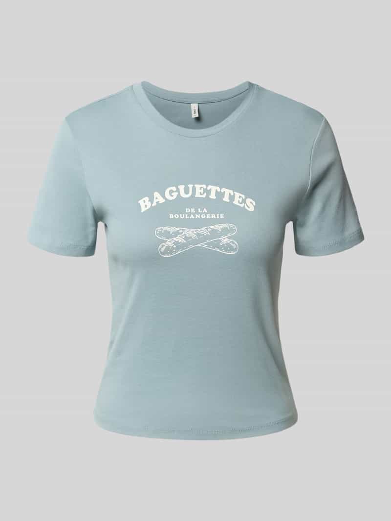 Only Regular fit T-shirt van puur katoen model 'BINA LIFE'
