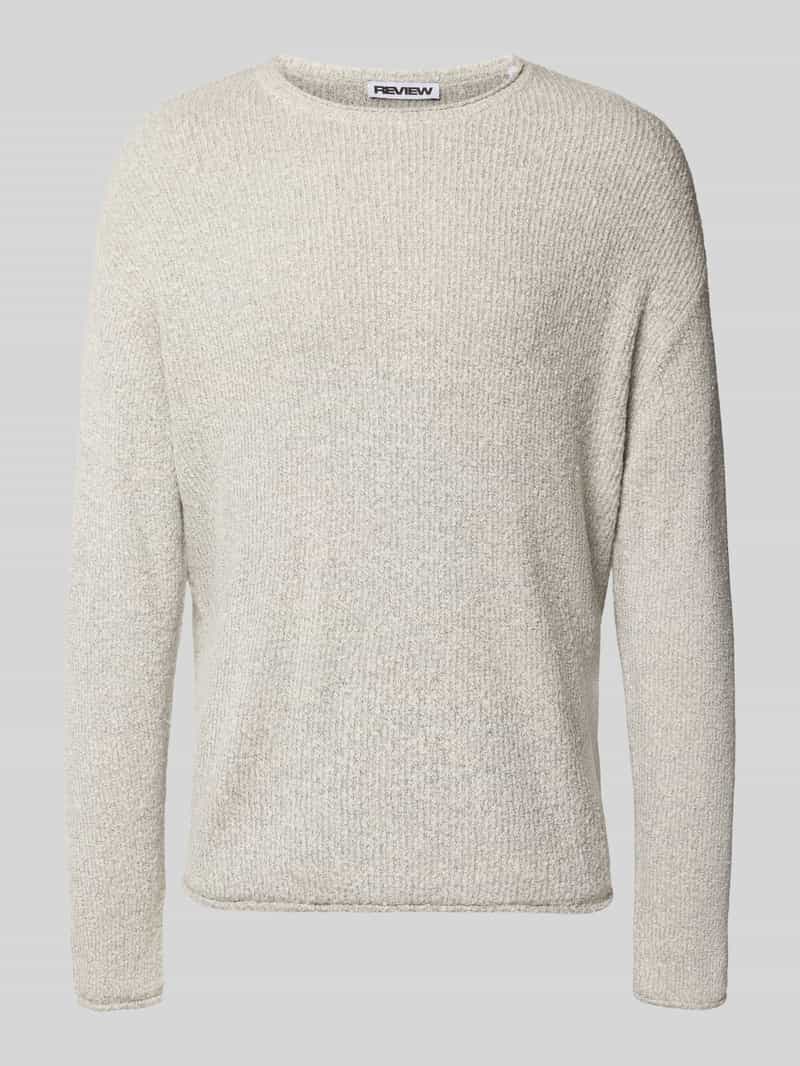 REVIEW Gebreide pullover met ribboorden