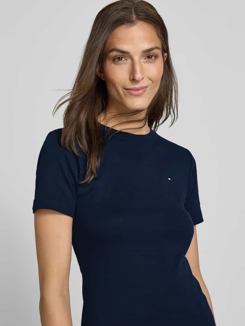 Tommy Hilfiger Slim fit T-shirt van puur katoen