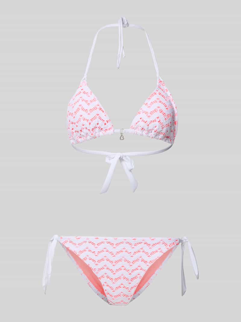 Bikini met vetersluiting, model ‘YERODASIA WAVEMESH’