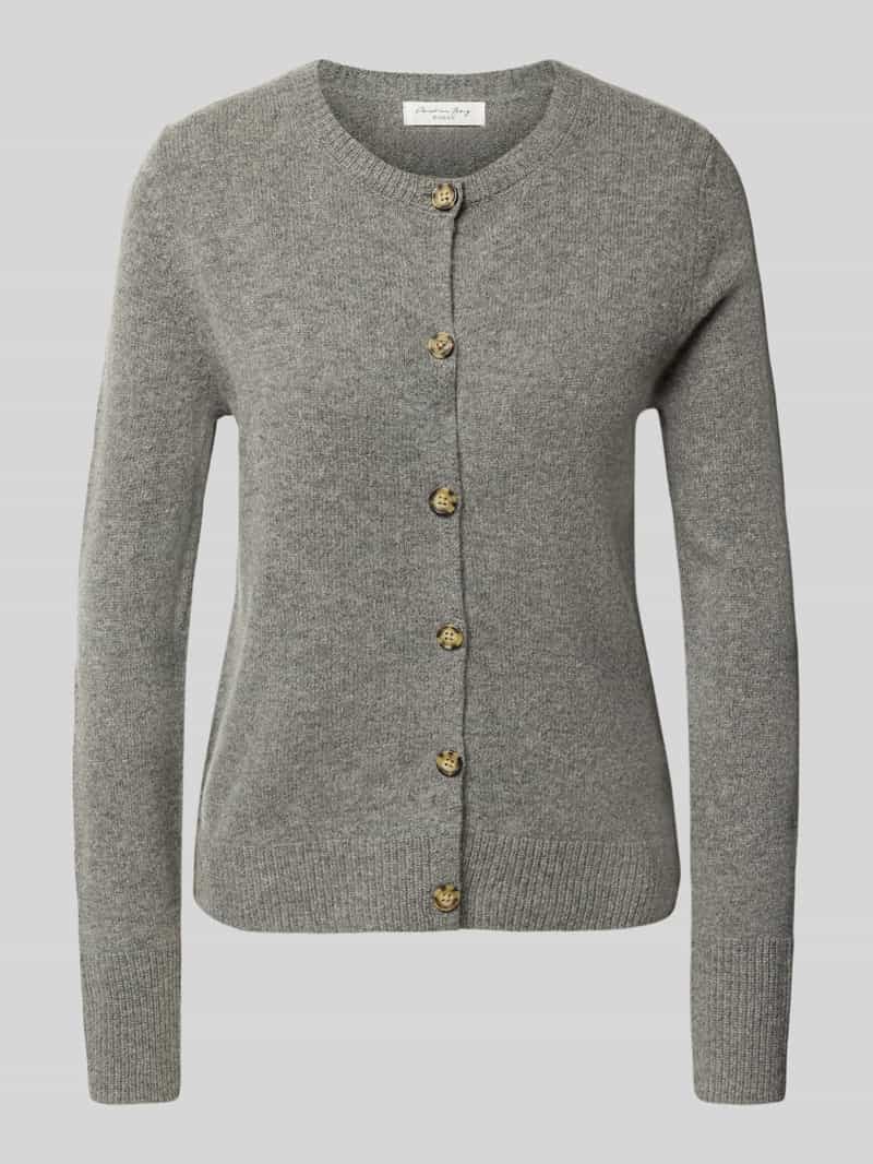 Christian Berg Woman Cardigan met ronde hals en knoopsluiting