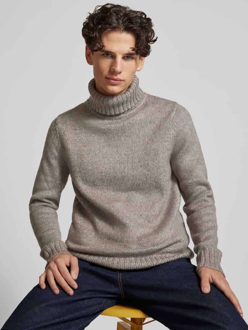 Superdry Gebreide coltrui met viscose