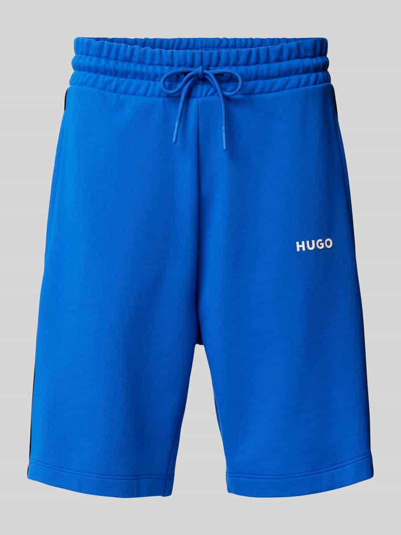 Hugo Blue NU NIEUW bij P&C*: Regular fit sweatshorts model 'Naldini'