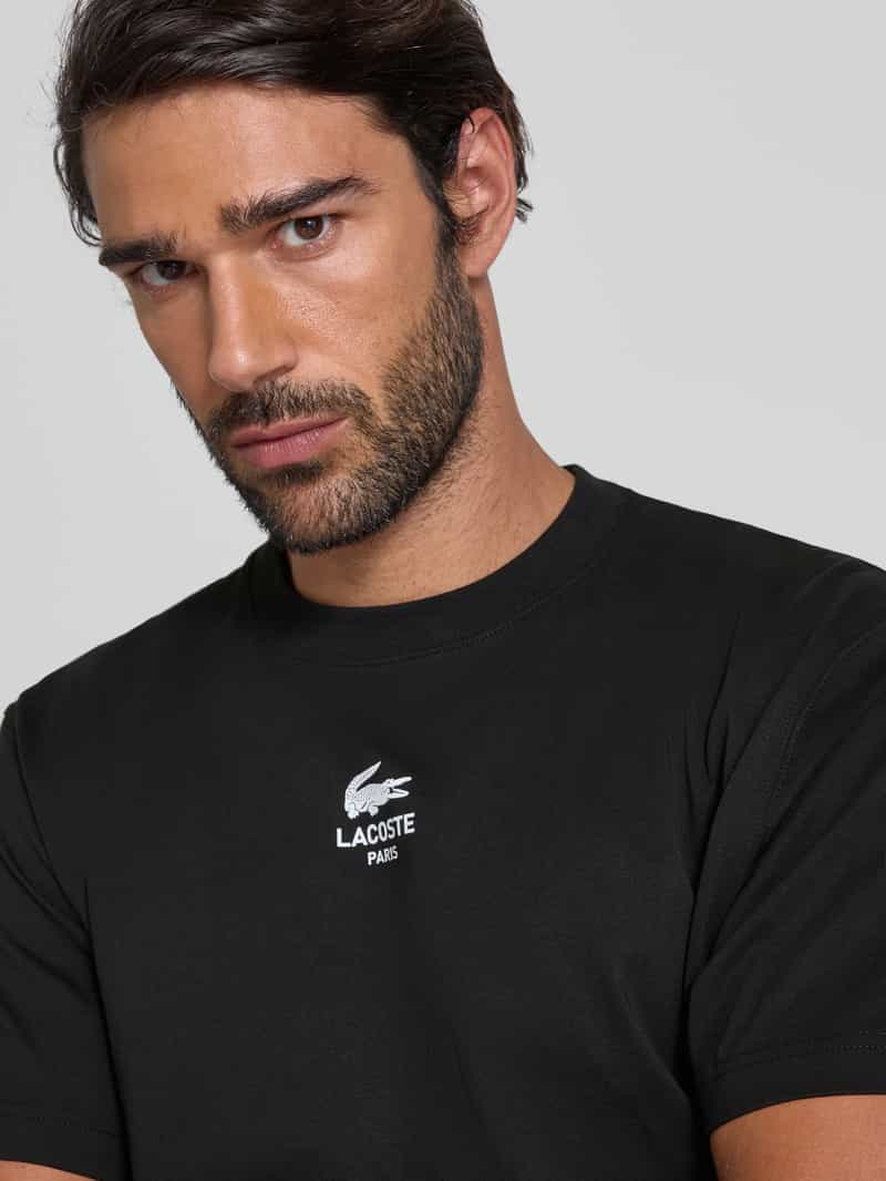 Lacoste Regular fit T-shirt van puur katoen