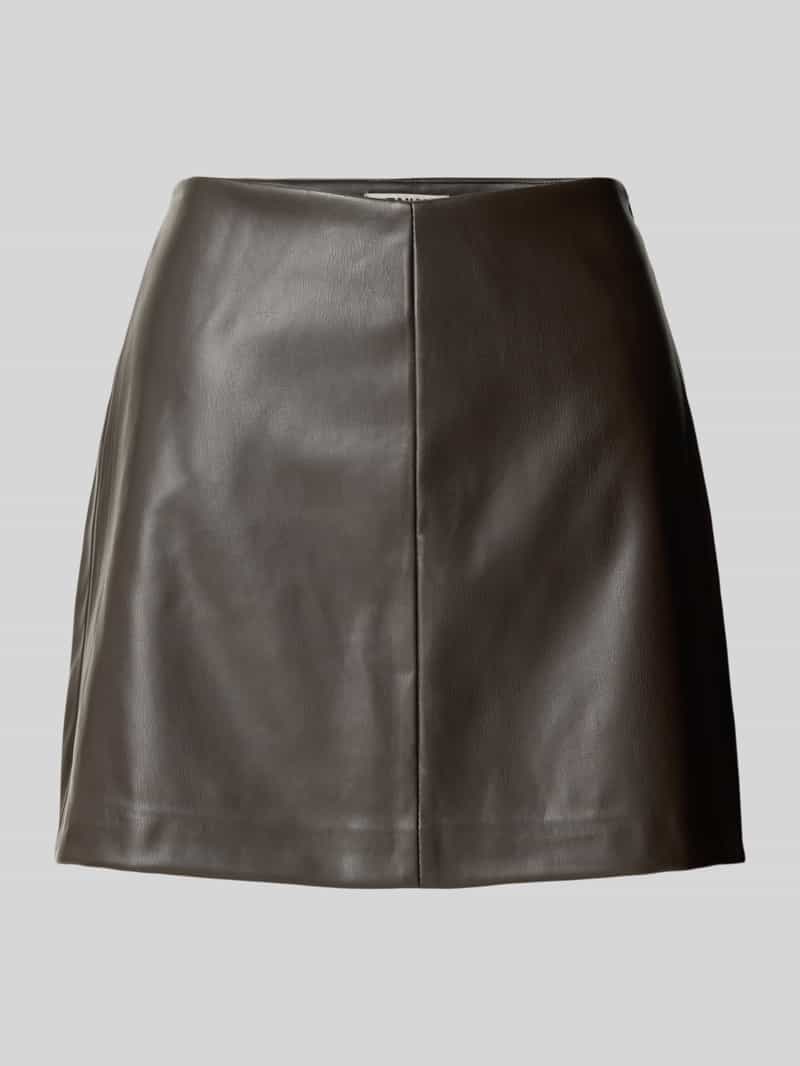 Only Rok Onlniella Hw Faux Lea Skirt Cc Pnt 15370518 Chocolate Torte Dames Maat - L