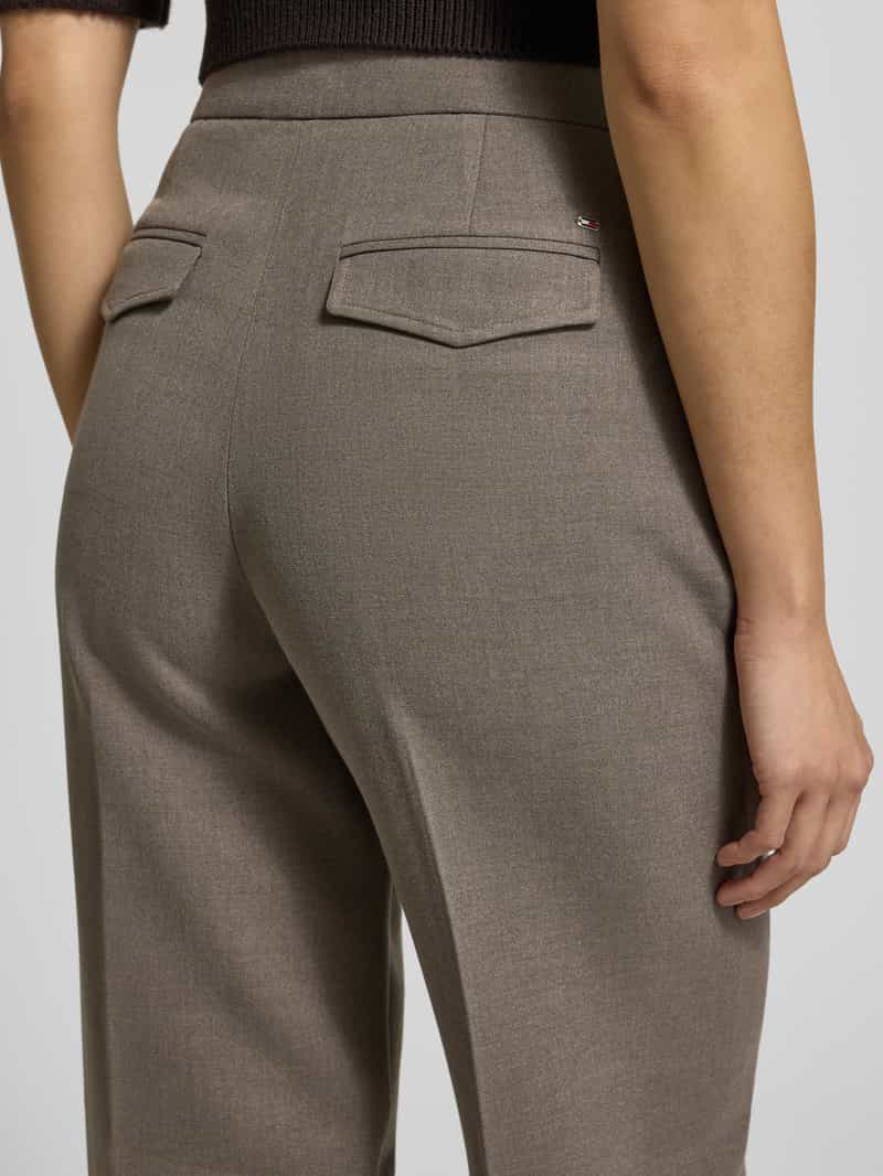 Tommy Hilfiger Straight leg fit broek met viscose