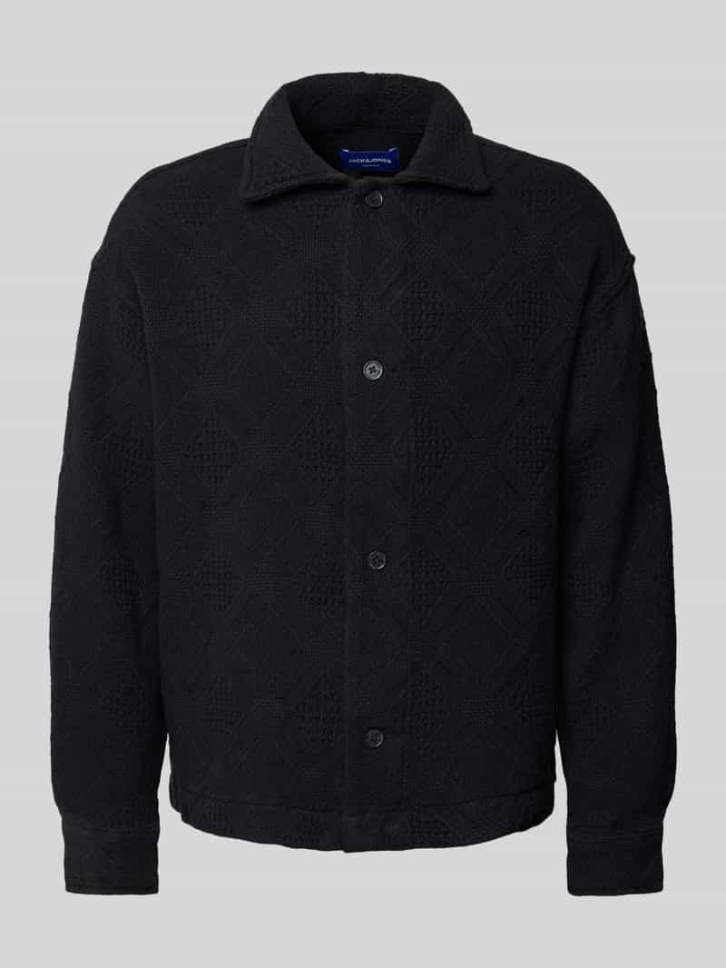 jack & jones Regular fit vrijetijdsoverhemd met structuurmotief model 'GREENPOINT'
