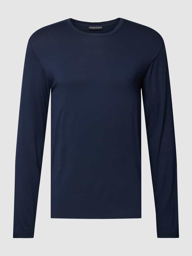 Emporio Armani Shirt met lange mouwen in riblook