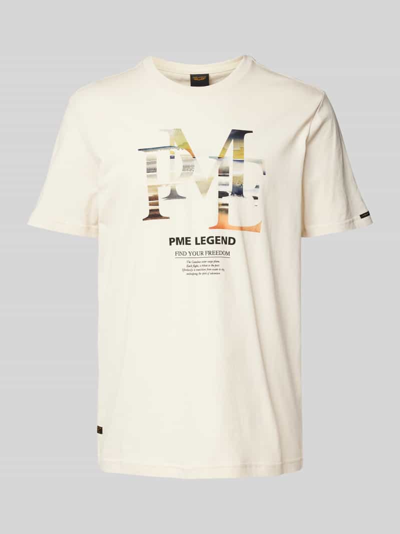 PME Legend T-shirt met labelprint
