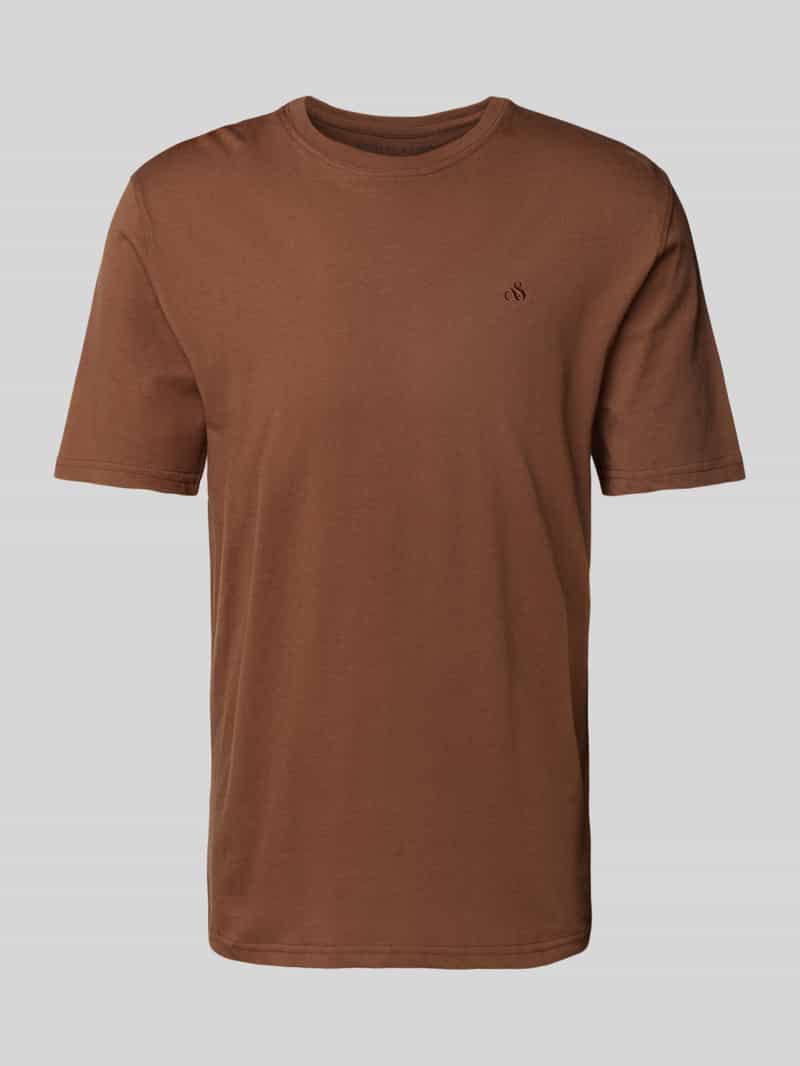 Scotch & Soda Shirt met lange mouwen en labelstitching